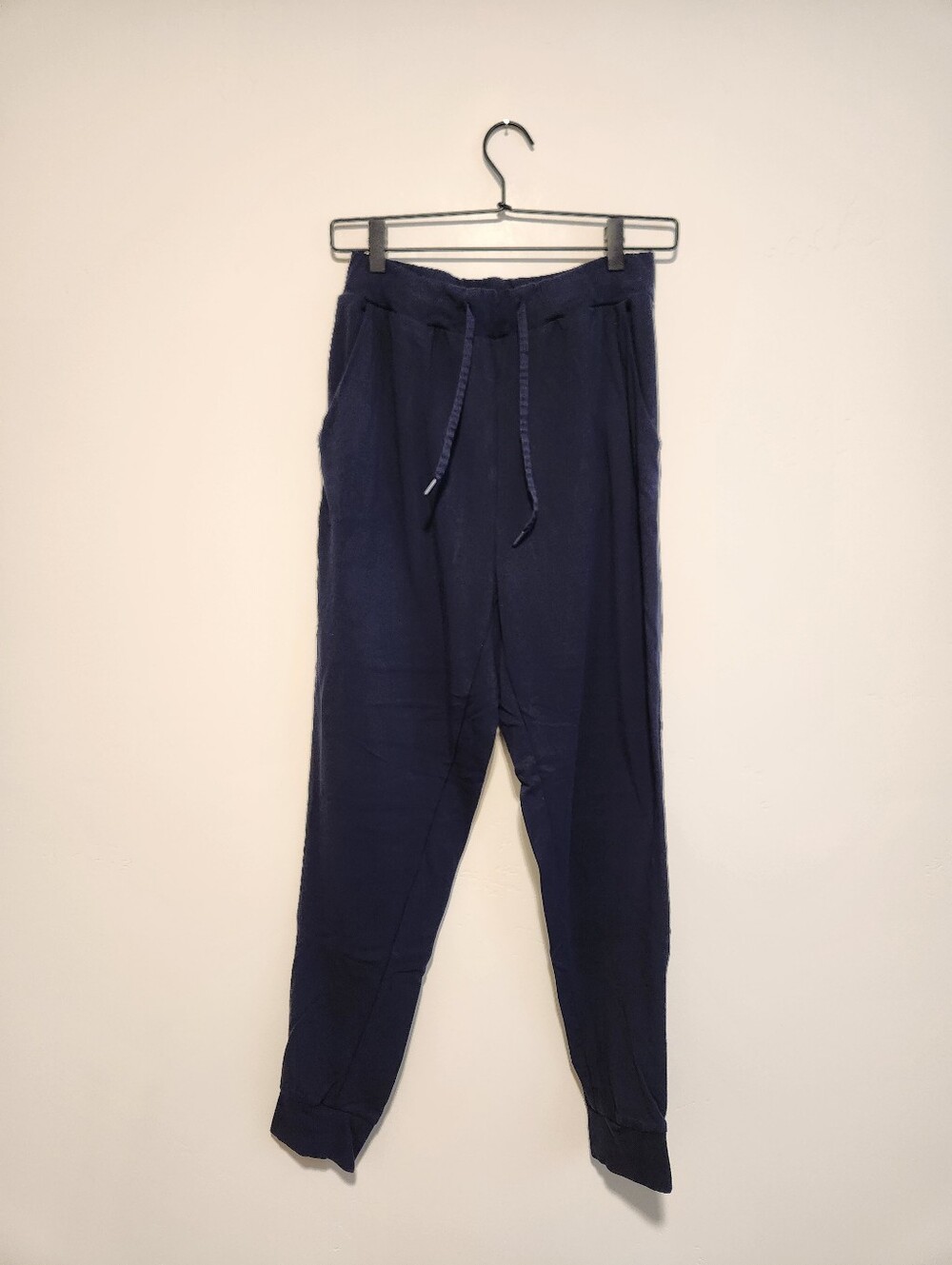 Cozy Earth Brushed Bamboo Ultra-Soft Jogger Pant Size Medium In Navy Blue - Picture 3 of 8